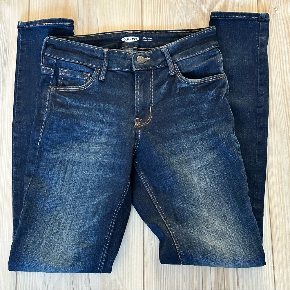 Old Navy Rockstar Superskinny Dark Jeans